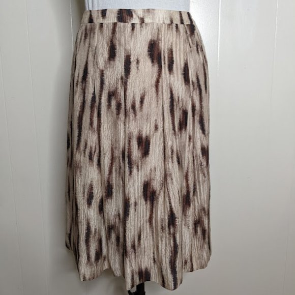 Peggy Jennings Silk Pleated Crinkle Skirt. Size S. - Picture 2 of 12